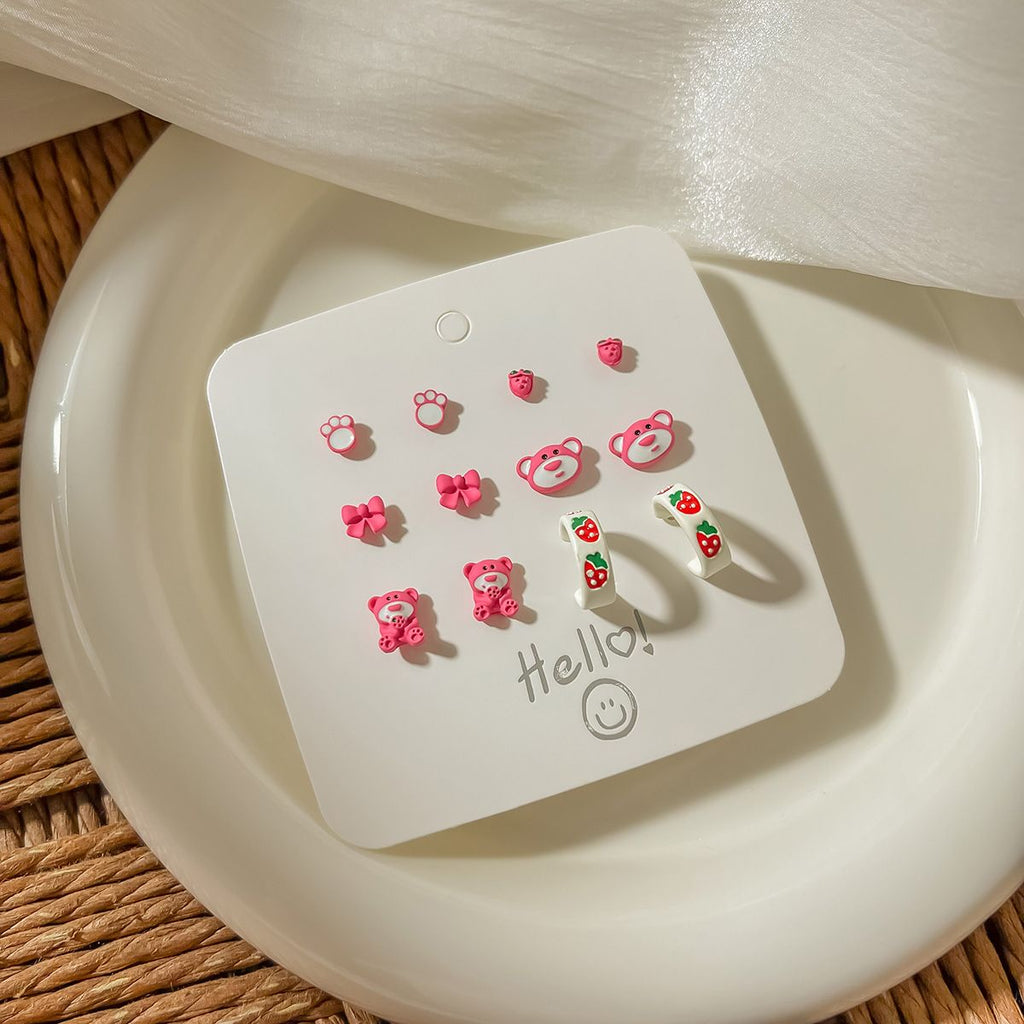 Sweet and cute Earrings Set