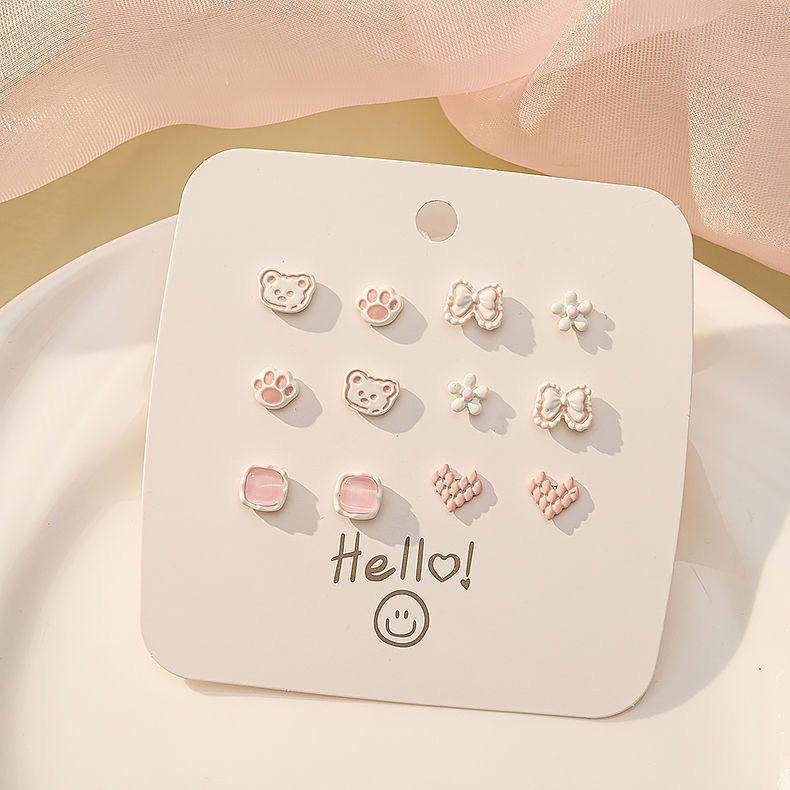 Sweet and cute Earrings Set